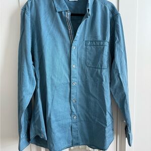 Tommy Bahama Blue Casual Button Down Shirt